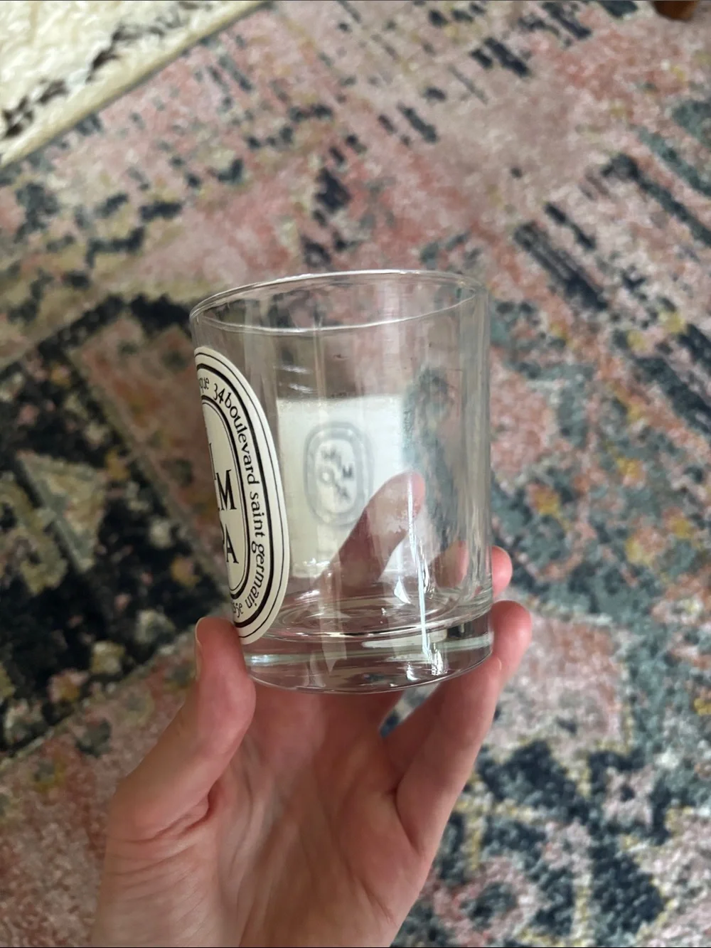 Diptyque Paris Empty Classic Candle Vessel Jar Mimosa Floral Luxury Decor